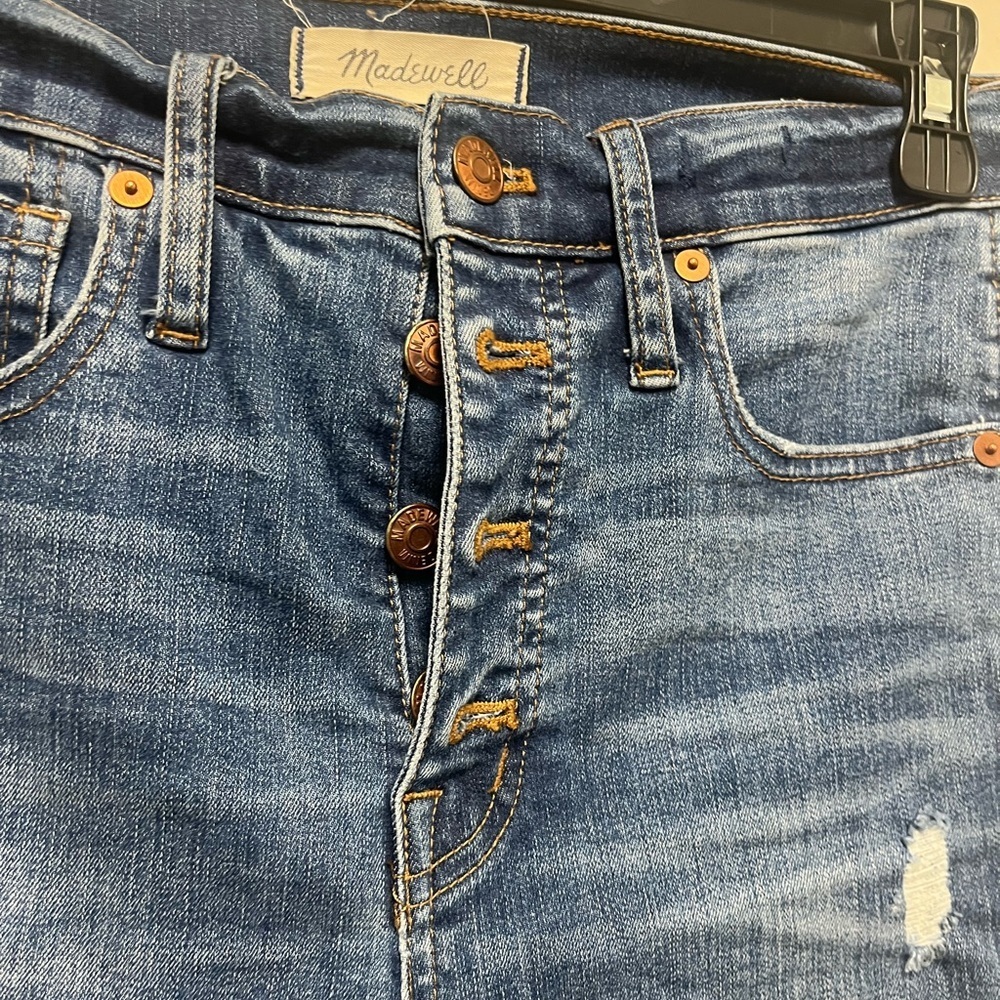 Madewell Women's Blue Jeans - Picture 6 of 14